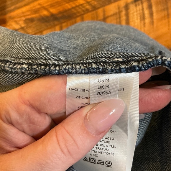 Pilcro Classic Blue Denim Jean Jacket Medium Men’s / Women’s Unisex - Picture 6 of 10